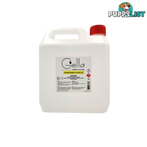 Gella 70% Isopropyl Alcohol IPA 4L - GEIPA704