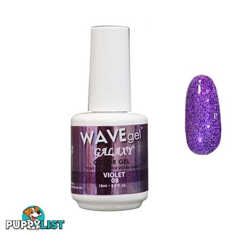 Galaxy Gel Polish - 08 Violet - WGGG08