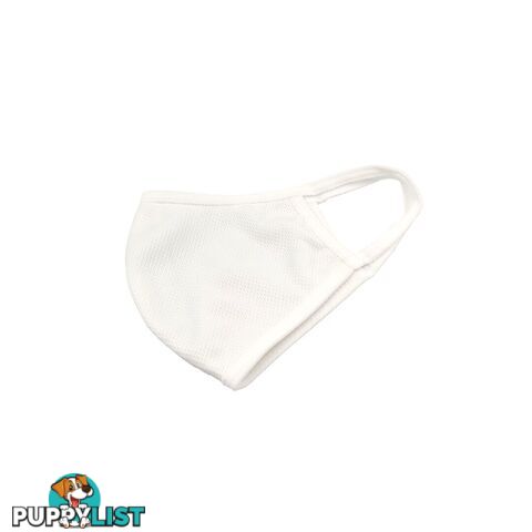 3D Face Mask Fabric Washable White - 3DMASKVB