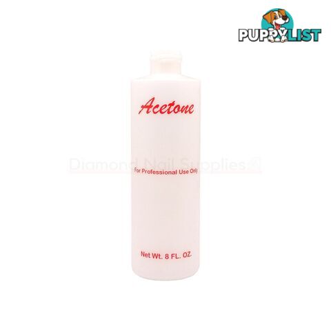 Empty Acetone Bottle 237ml (8oz) - BOTEMPACERED8