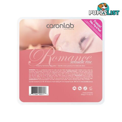 Romance Hard Wax Pellet Tray 500g - CL2WHRO5