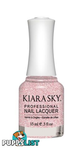 Nail Lacquer - N496 Pinking Of Sparkle - KSN496