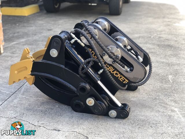 Excavator grab’s grapples hydraulic and manual