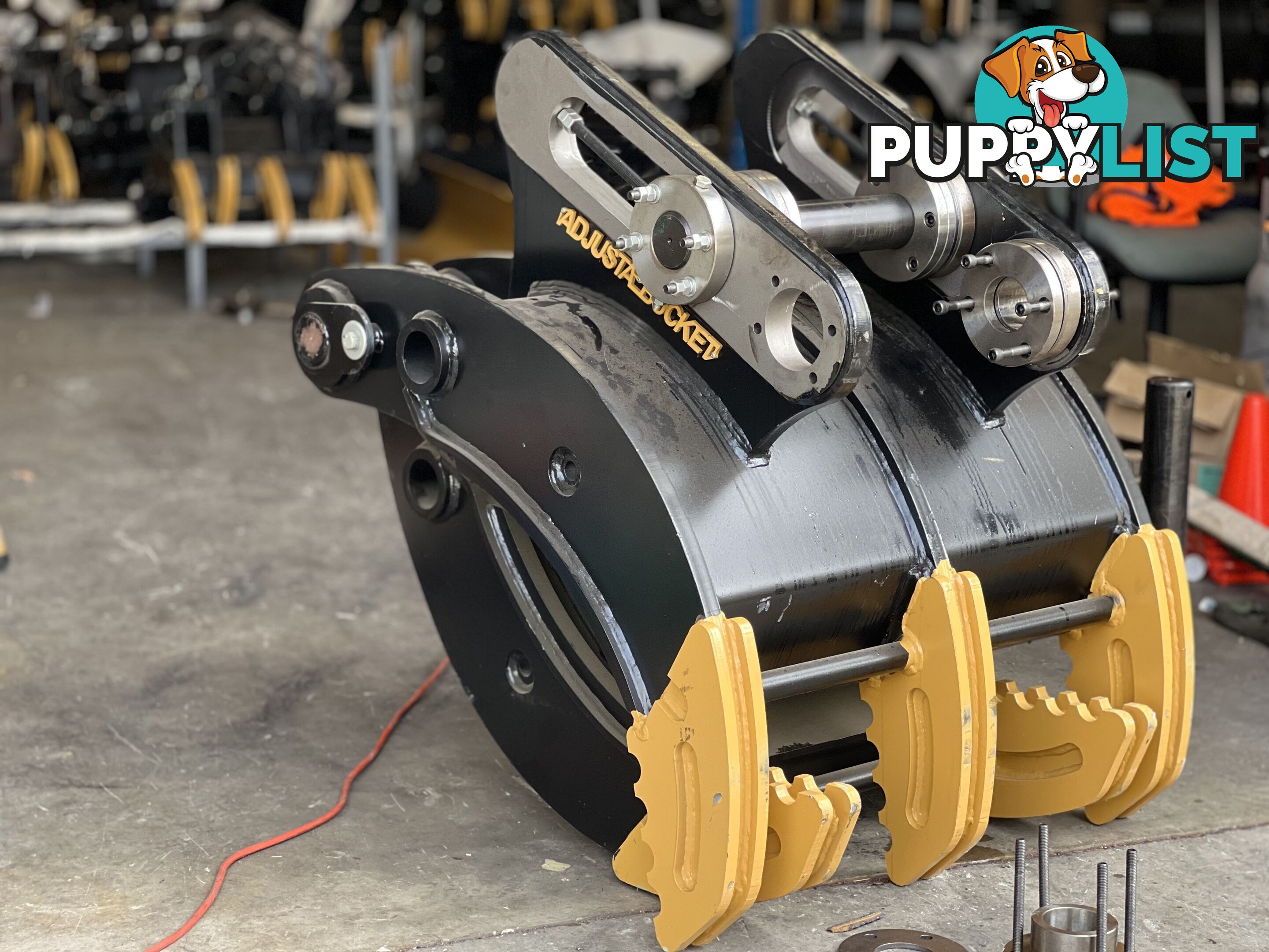 Excavator grab’s grapples hydraulic and manual
