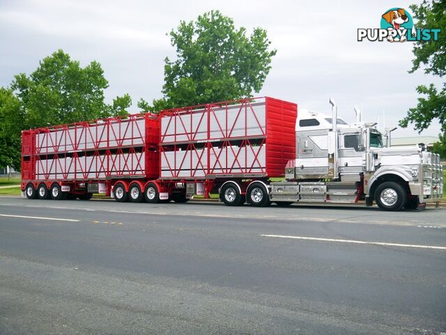 B-Double Cattle Trailer