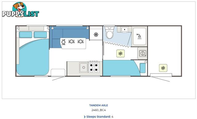 2024 SUPREME 2460_BC4 BASECAMP X CARAVAN 24'6"