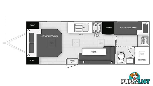 2024 COROMAL ADVENTURE SEEKER 21F CARAVAN 21'