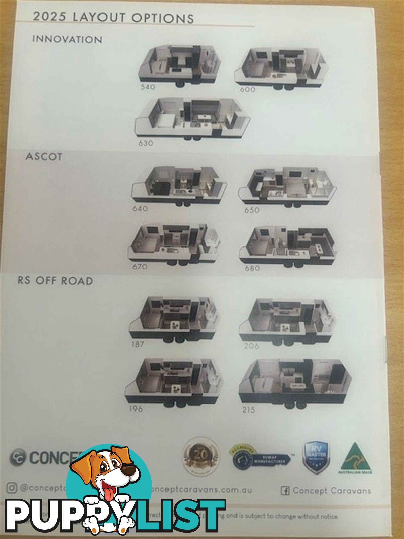 2025 CONCEPT INNOVATION 600 CAFE LOUNGE CARAVAN