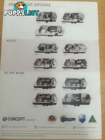 2025 CONCEPT INNOVATION 600 CAFE LOUNGE CARAVAN