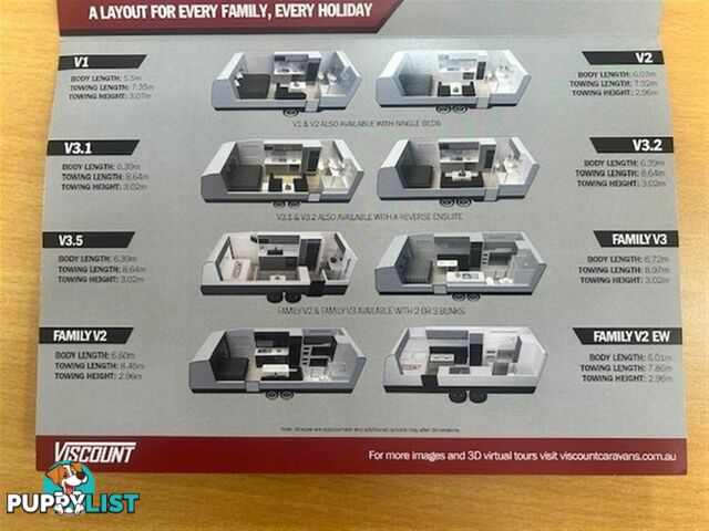2025 VISCOUNT V3.2 CLUB LOUNGE CARAVAN
