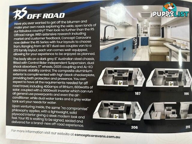 2025 CONCEPT RS206 OFFROAD CARAVAN