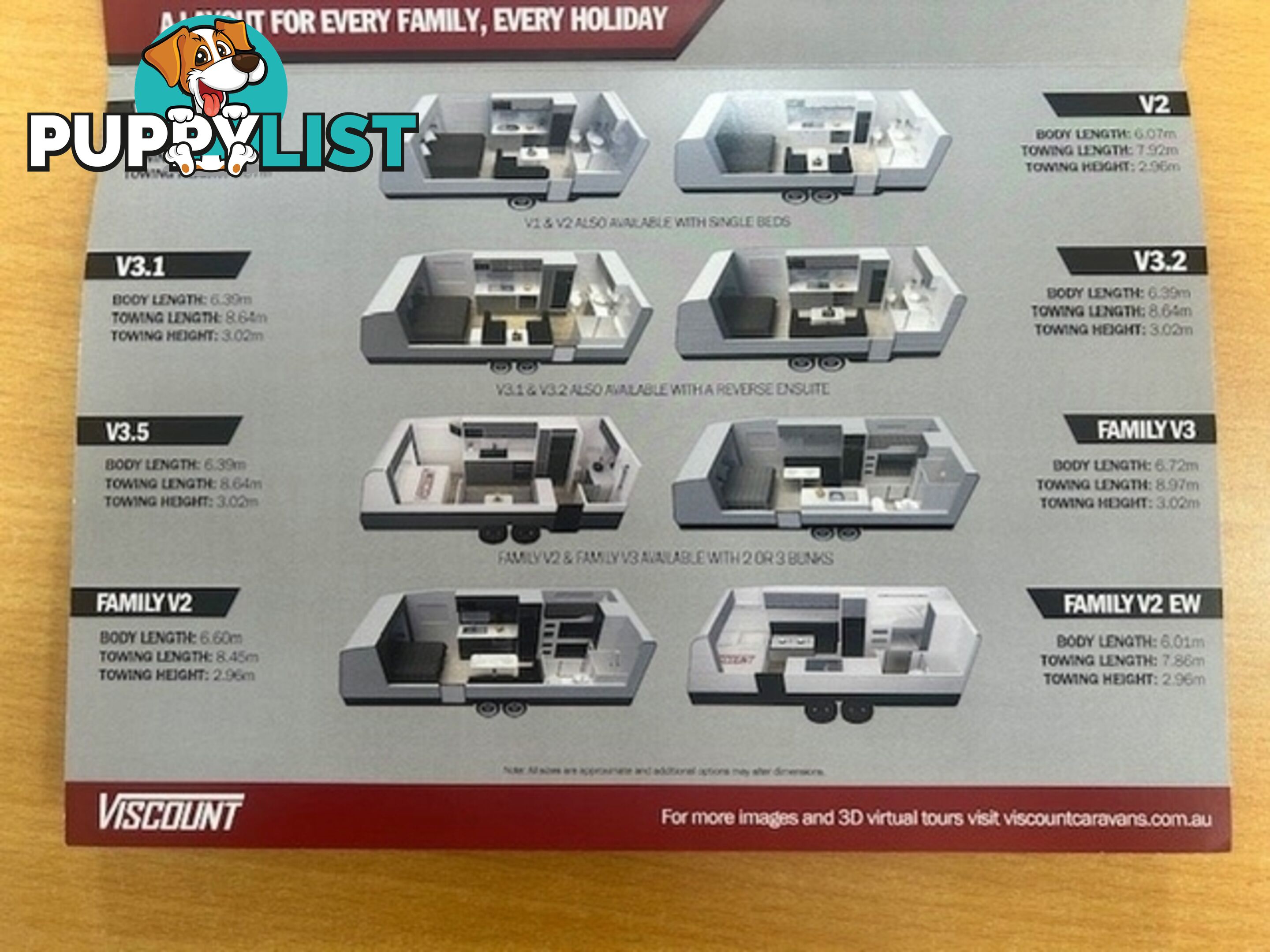 2025 VISCOUNT V2 FAMILY 2 B CARAVAN