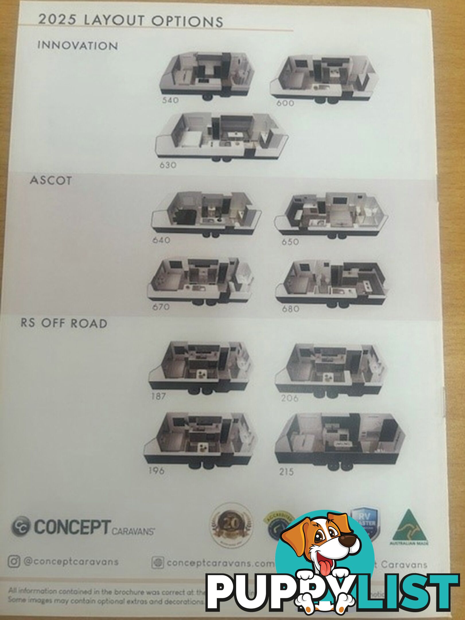 2025 CONCEPT INNOVATION 600 CAFE LOUNGE CARAVAN