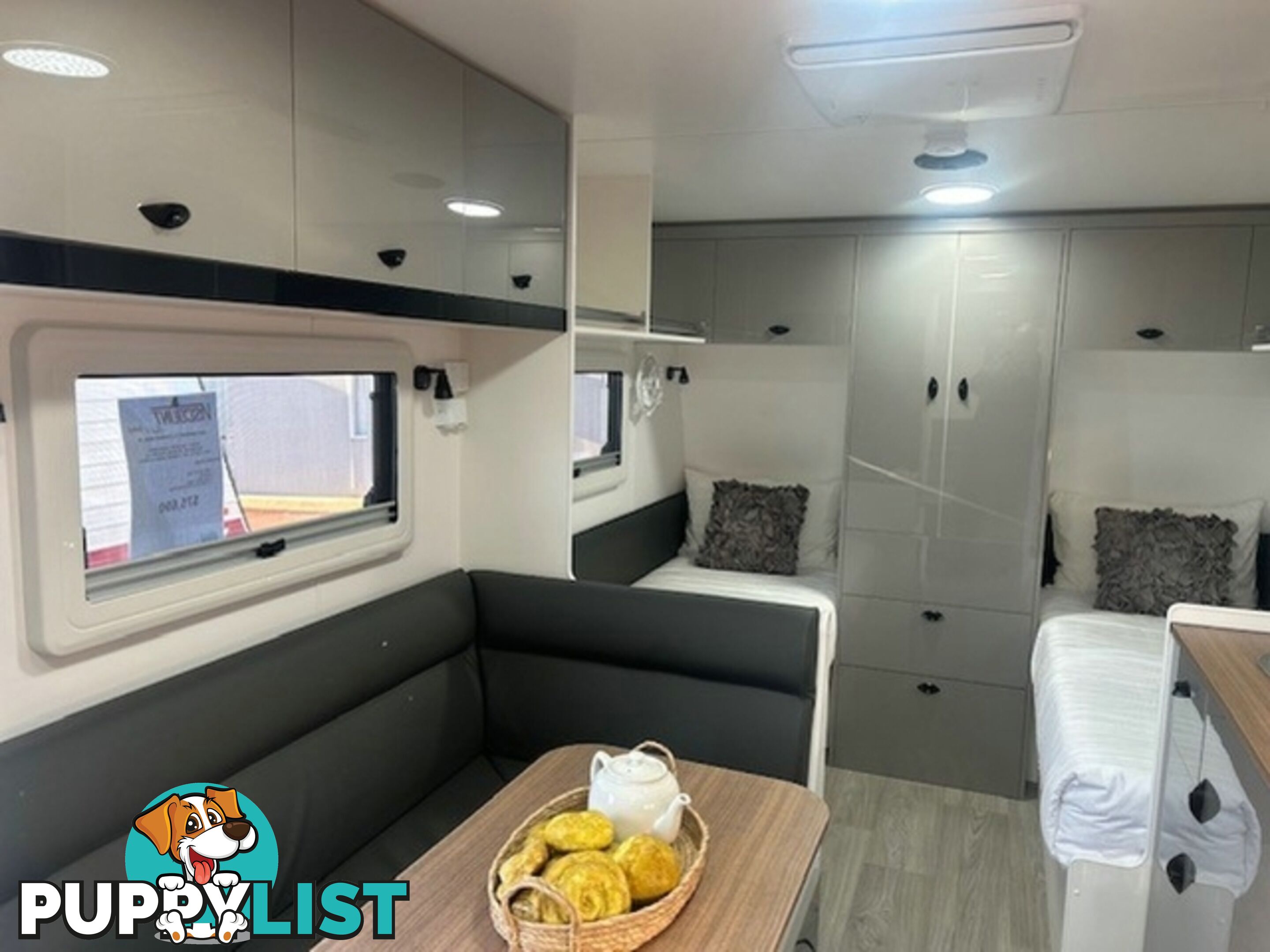 2025 VISCOUNT V1.2 L SHAPE SINGLE BEDS CARAVAN