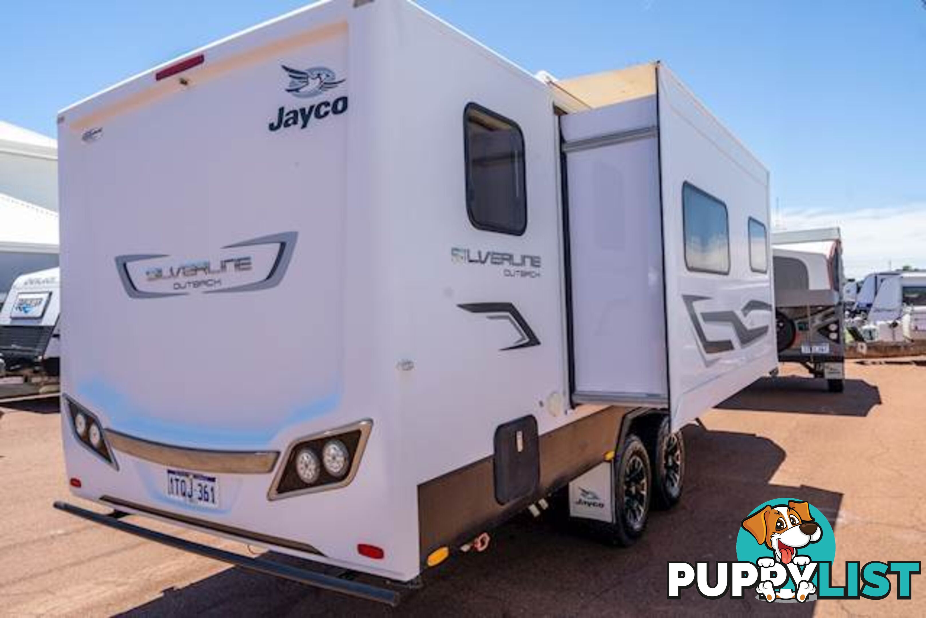 2015 JAYCO SILVERLINE DOUBLE SLIDE OUTBACK 21.65-4 SLIDE-ON CAMPER