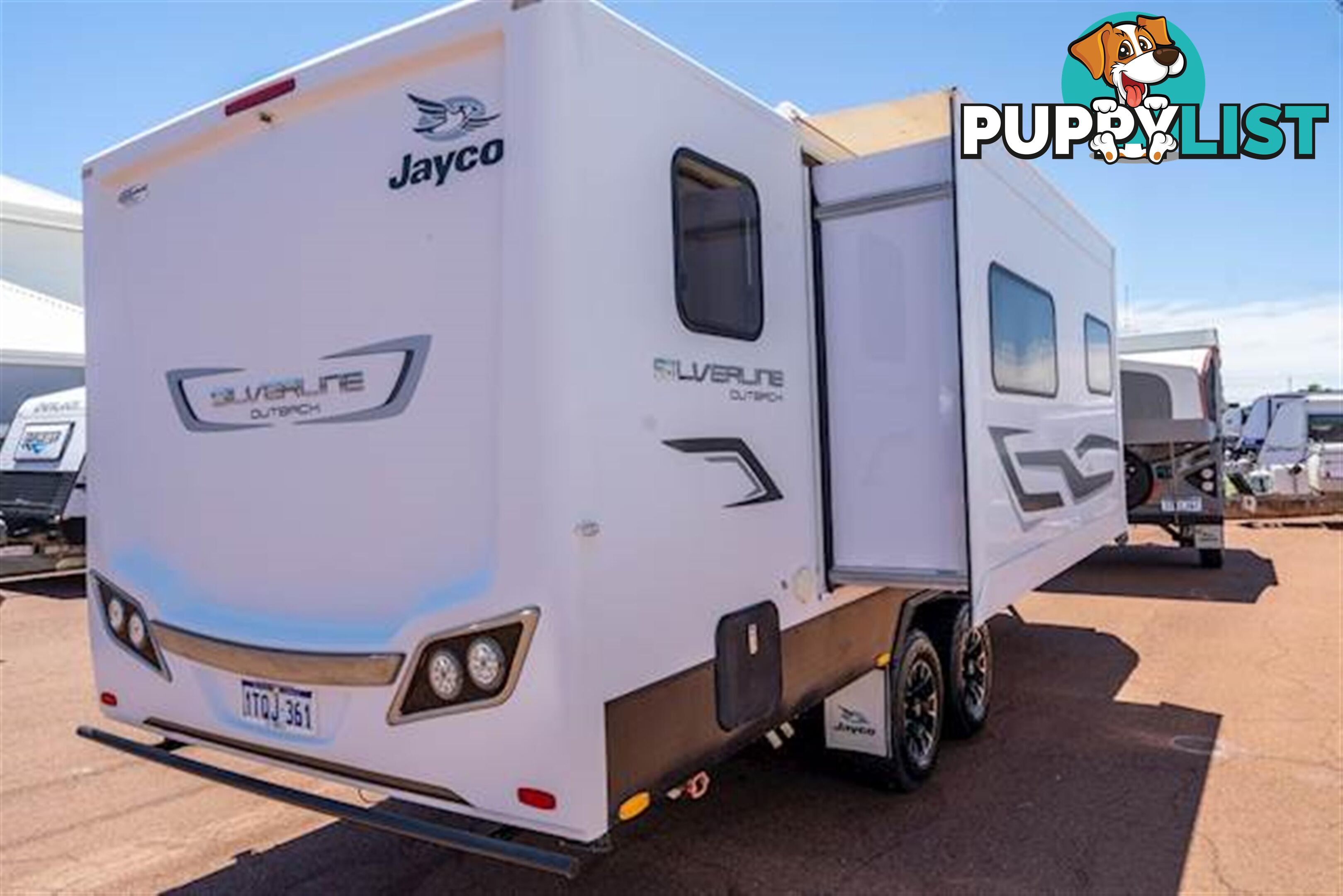 2015 JAYCO SILVERLINE DOUBLE SLIDE OUTBACK 21.65-4 SLIDE-ON CAMPER