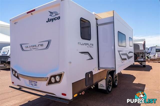 2015 JAYCO SILVERLINE DOUBLE SLIDE OUTBACK 21.65-4 SLIDE-ON CAMPER