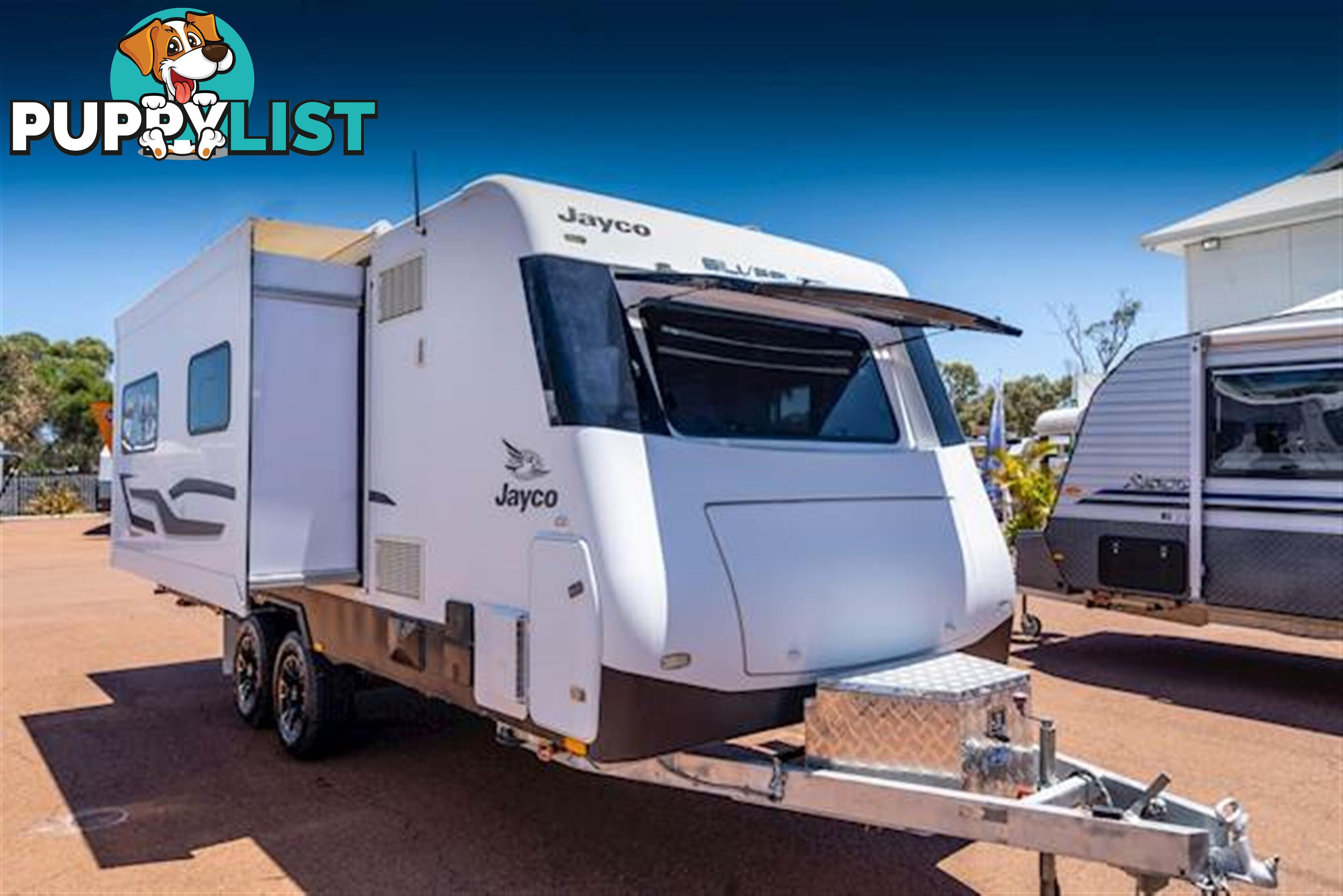 2015 JAYCO SILVERLINE DOUBLE SLIDE OUTBACK 21.65-4 SLIDE-ON CAMPER