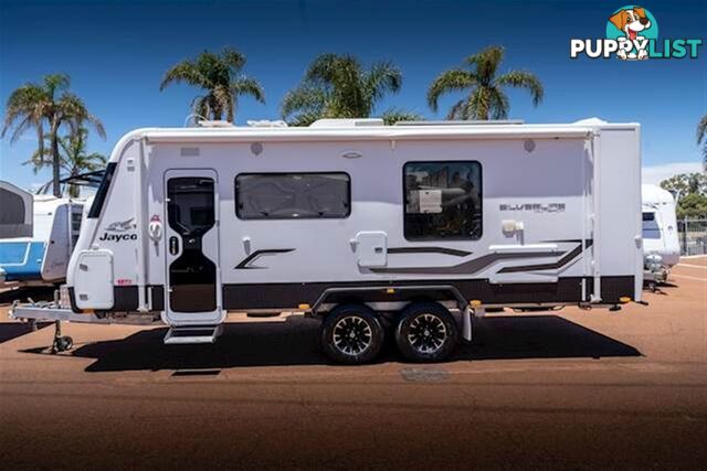 2015 JAYCO SILVERLINE DOUBLE SLIDE OUTBACK 21.65-4 SLIDE-ON CAMPER