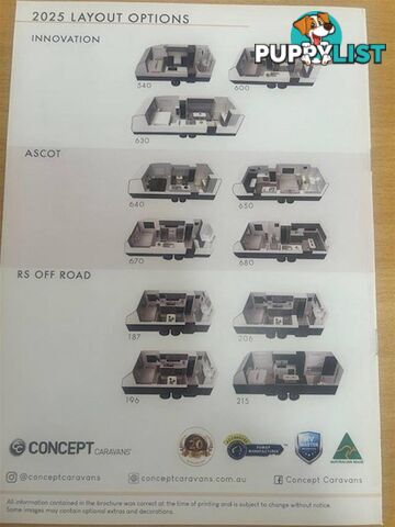 2025 CONCEPT ASCOT 680 SEMI OFF ROAD CLUB L CARAVAN