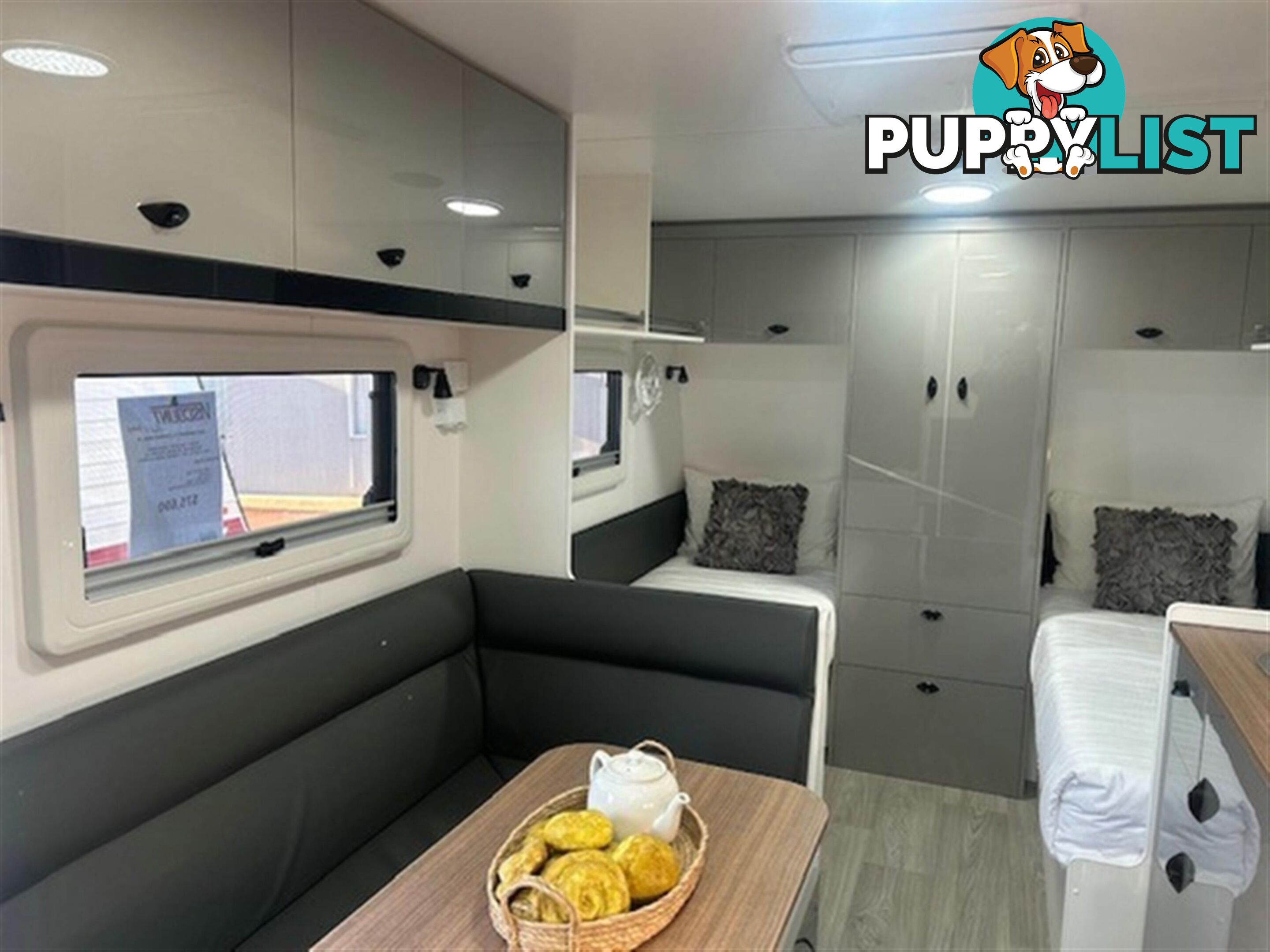 2025 VISCOUNT V1.2 L SHAPE SINGLE BEDS CARAVAN