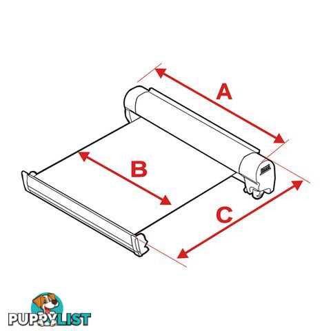 Fiamma F45 L 450 Sahara Awning. 06530-01S