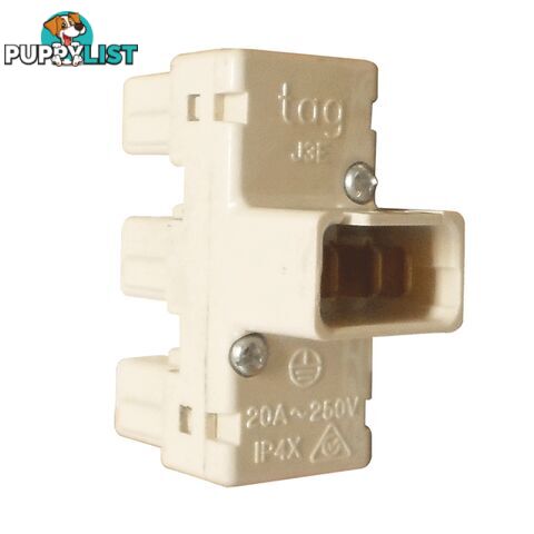 Cms 3 Way Adaptor Beige. J3Ebg