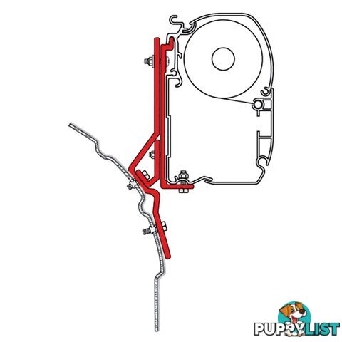 Fiamma Awn Vwt4 Fitting Brackets For F45. 98655-292