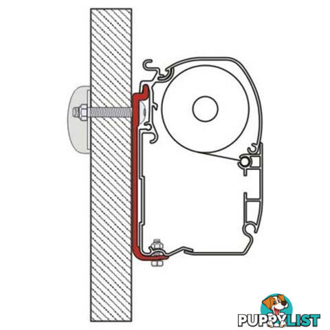 Fiamma F45 Std (AS120) Bracket Kit 98655-391