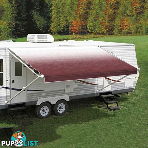 Carefree 12Ft Burgundy Shale Fade Roll Out Awning (No Arms)