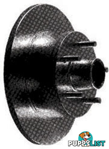 MECH DISC BRAKE HUB HT GAL GALVANISED C/W HOLDEN BEARINGS