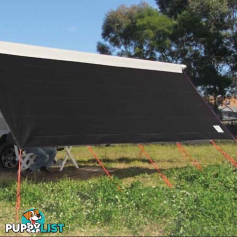 COAST V2 BLACK Sunscreen W3415mmxH1800mm to suit 12' CF Awning