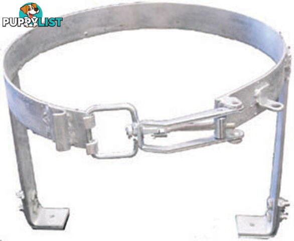 GAS CYL CRADLE 9KG W ADJ CLASP GALVANISED PLATED