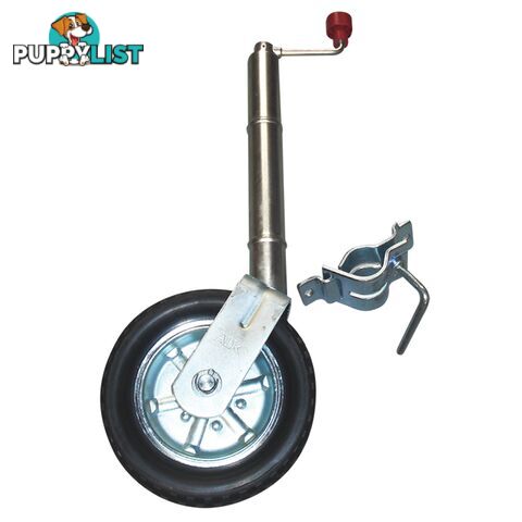 Alko 10" Solid Tyre Jockey Wheel C/W Clamp. 623650