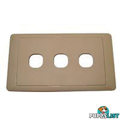 Cms Switch Plate Triple Beige. Jsw3Bg