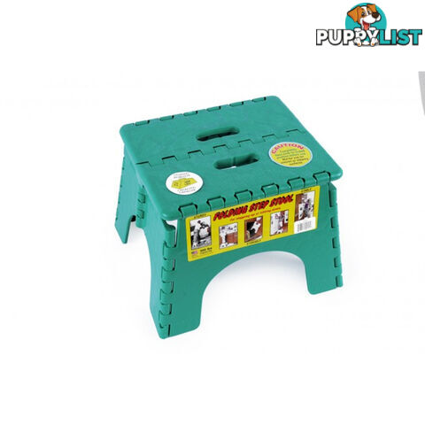 EZ-FOLD STEP-STOOL GREEN 230MM HIGH