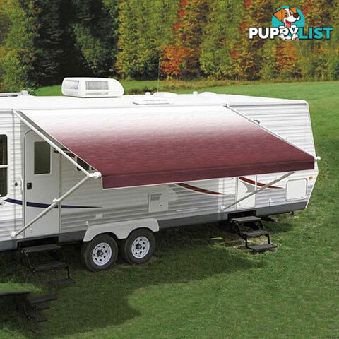 Carefree 15Ft Burgundy Shale Fade Roll Out Awning (No Arms)