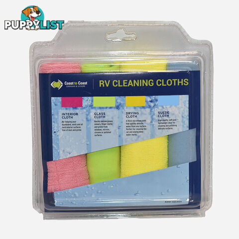 Coast Cleaning Cloth Pack Of 4Pcs. Fld-Tz037