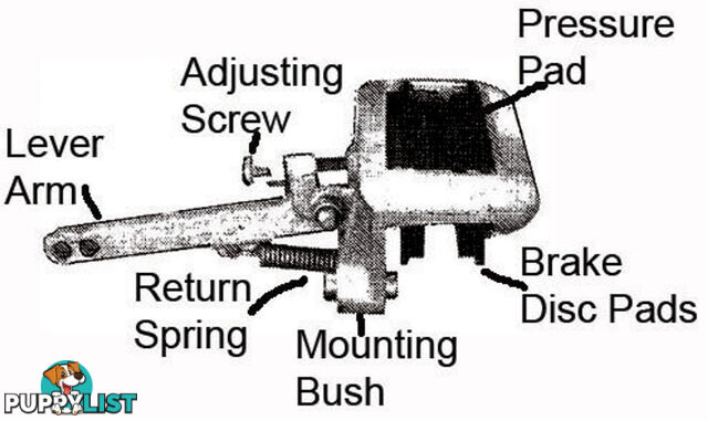 MECH DISC BRAKE PAD DBA1028