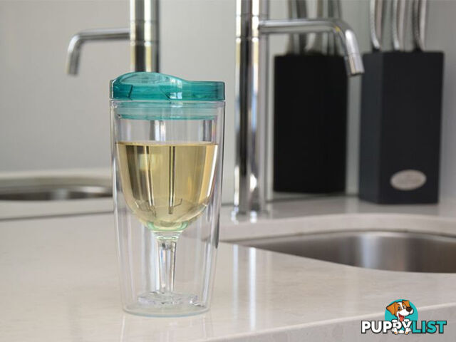 Travino Spill Proof Wine Sippy Cup - Seafoam Green