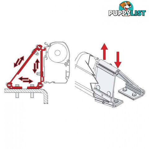 Fiamma F45 Multi Bracket Kit 98655-011