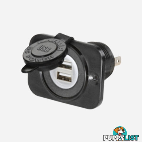 Accessory Socket Dual Usb H/D .81134Bl