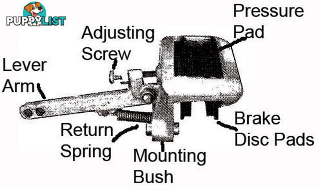 MECH DISC CALIPER RET SPRING 323121