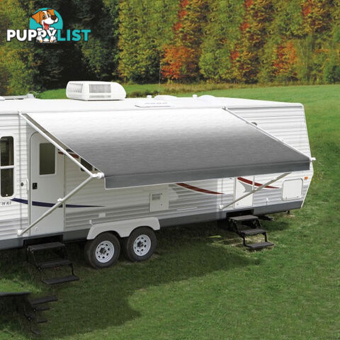 Carefree 17' Eclipse 12V Silver Shale Fade Awning