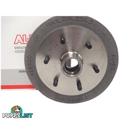 Alko 10" X 2-1/4" Landcru.Stud Pattern Elect Hub Drum. Machined For Slim Bearings. 438213