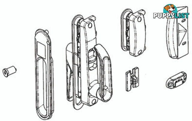 Camec 3P Rhh Door Lock Comp. Suits All 3P Rhh Doors