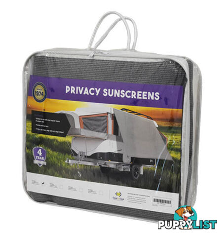 COAST TRAVELITE Campervan Offside Privacy Sunscreen W3380mm x H2050mm