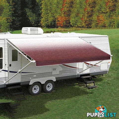 Carefree 17Ft Burgundy Shale Fade Roll Out Awning (No Arms)