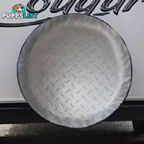 Adco Tyre Cover Diamond Plate 27". 9757