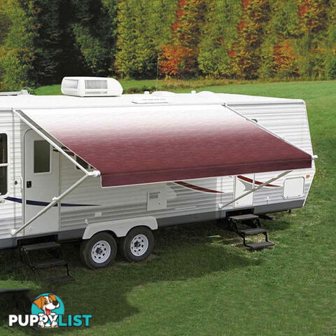 Carefree 10Ft Burgundy Shale Fade Roll Out Awning (No Arms)